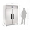 Armoire Réfrigérée Négative Gn Double Porte Série G - 1200L - Polar
