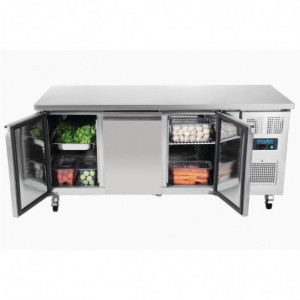 Mesa Refrigerada Positiva 3 Puertas Serie U - 417L - Polar - Fourniresto