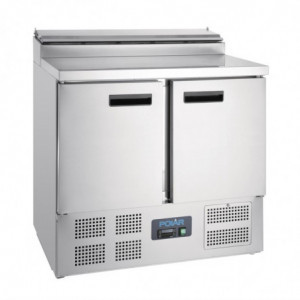 Mostrador de preparación refrigerado para pizzas y ensaladas Serie G - 254L - Polar - Fourniresto