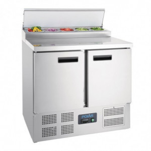 Refrigerated Preparation Counter for Pizzas and Salads Series G - 254L - Polar - Fourniresto