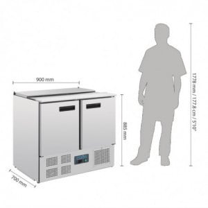 Vitrina refrigerada - 240L - Polar - Fourniresto