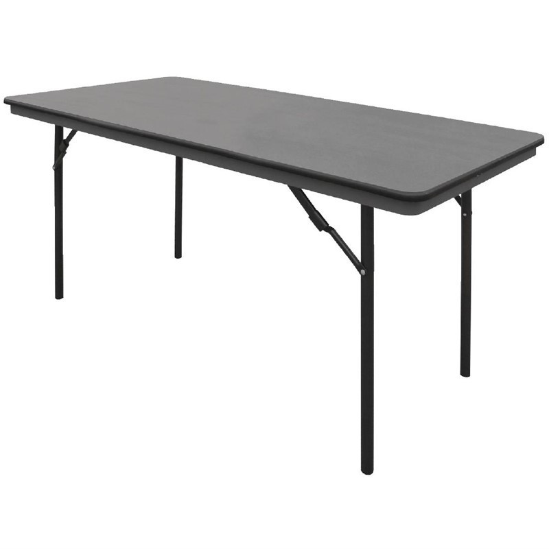 Mesa rectangular plegable gris en ABS - 1520 mm - Bolero - Fourniresto