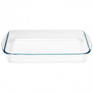 Fuente rectangular de vidrio para horno - L 350 x P 230mm - Pyrex