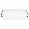 Fuente rectangular de vidrio para horno - L 350 x P 230mm - Pyrex