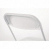 Folding White Chairs - Bolero - Fourniresto