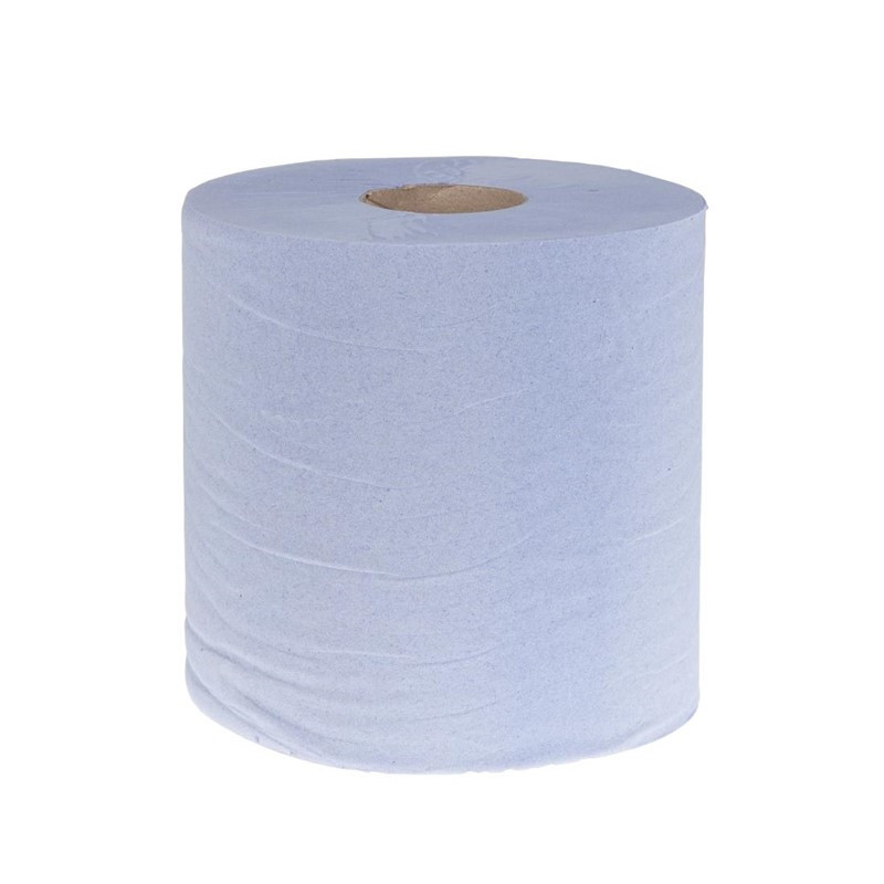 Central Feed Roll 1 Ply - Blue - Jantex