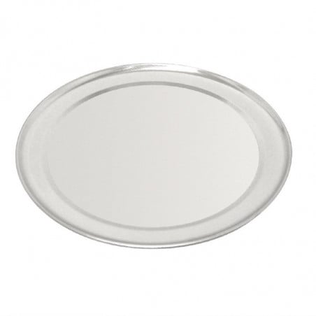 Placa de pizza de aluminio borde ancho - Ø200mm - Vogue - Fourniresto