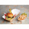 Grandes Cajas de Hamburguesas Kraft Compostables - P 135mm - Lote de 250 - Colpac