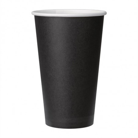 Vasos de Pared Simple Negros - 455ml - Lote de 1000 - Fiesta