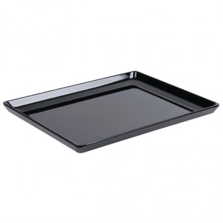 Melamine GN1/2 Float Black Tray - APS - Fourniresto