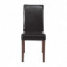 Chaises En Simili Cuir Noires - Bolero - Fourniresto