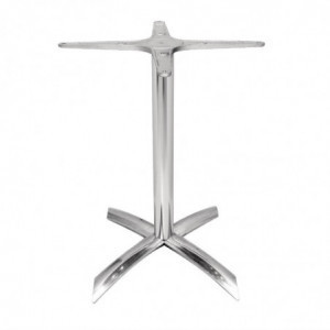 Pie de mesa con tablero basculante de aluminio - Bolero
