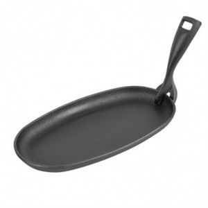 Plato de hierro fundido ovalado 240x140mm - Olympia - Fourniresto