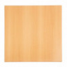 Square Beech Effect Table Top - 600mm - Bolero