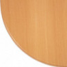 Round Table Top Beech Effect - Ø 600mm - Bolero