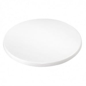 Mesa redonda blanca de 600 mm de diámetro - Bolero