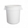 White Round Container 38L - Vogue - Fourniresto