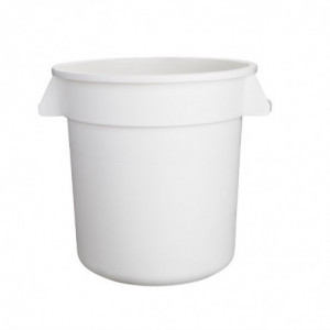 White Round Container 76L - Vogue - Fourniresto