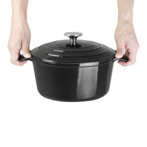 Grande Cocotte Ronde Noire - 4L - Vogue