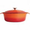 Cocotte Oval Naranja - 5L - Vogue