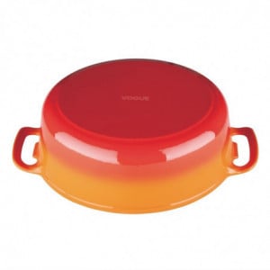 Large Oval Orange Dutch Oven - 6L - Vogue