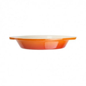 Plato de gratin redondo naranja - 400 ml - Vogue