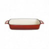 Plato de Hierro Fundido Rectangular Rojo - 2,8L - Vogue