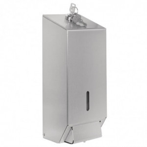Dispensador de jabón líquido de acero inoxidable - 1L - Jantex