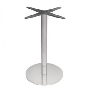 Round Stainless Steel Table Leg - Bolero