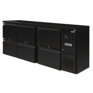 Back-Bar Series U 6 Drawers - 536L - Polar