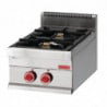 Fourneau 2 fuegos vivos gas para colocar 650 - Gastro M - Fourniresto
