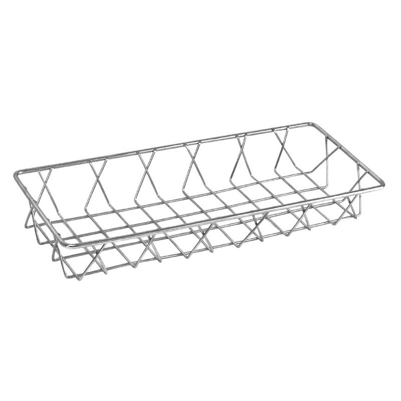 Panier de présentation inox 350 x 150 x 50mm - Olympia - Fourniresto