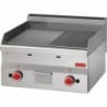 Plancha Gas Placa Media Lisa Media Ranurada- L 600 x P 600mm - Gastro M