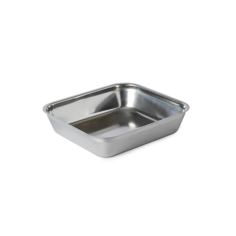 Bandeja de acero inoxidable para carne 244x216x55mm - FourniResto - Fourniresto