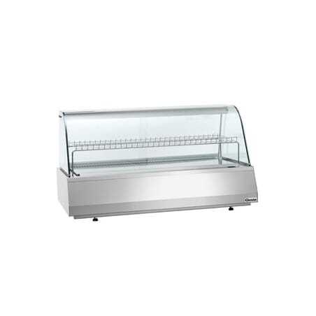 Vitrina refrigerada profesional GN 3/1 con cristal curvo