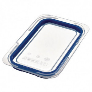 Tapa Azul de ABS sin BPA - GN 1/4 - Araven - Fourniresto