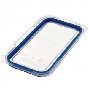 Tapa azul de ABS sin BPA - GN 1/3 - Fourniresto