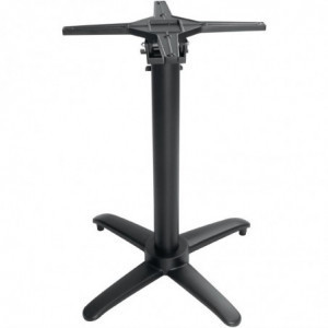 Pied de Table Basculant en Aluminium Noir - L 480mm  - Bolero