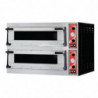 Horno de pizza Roma 2 con 2 cámaras - 400V - Gastro M