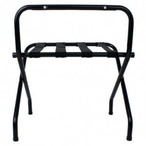 Soporte para equipaje plegable negro - Bolero - Fourniresto