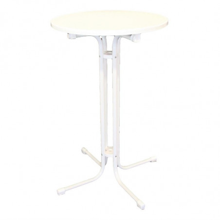 Mesa alta Limburg Blanco - 70 cm - FourniResto - Fourniresto