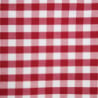 Serviettes à carreaux rouges en polyester - Lot de 10 - Mitre Essentials - Fourniresto