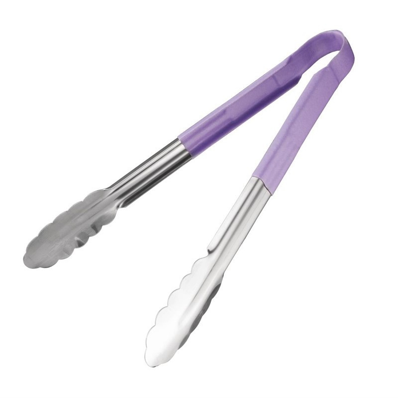 Pince de service 300mm violette - Vogue - Fourniresto