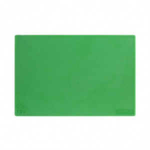 Planche À Découper Antibactérienne Vert -L 450 x P 300mm - Hygiplas