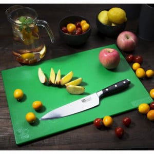 Tabla de Cortar Antibacteriana Verde -L 450 x P 300mm - Hygiplas