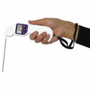 Folding Easytemp White Probe Thermometer - Hygiplas - Fourniresto