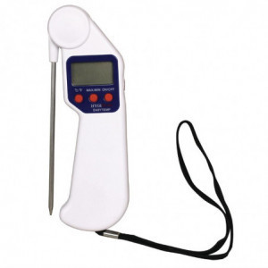 Folding Easytemp White Probe Thermometer - Hygiplas - Fourniresto