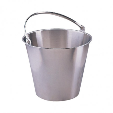 Cubo de acero inoxidable 12L - Jantex - Fourniresto