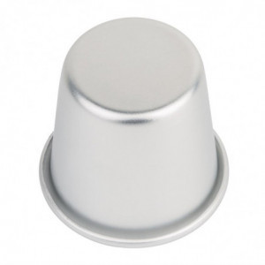 Molde de Dariole en Aluminio - 120ml - Vogue