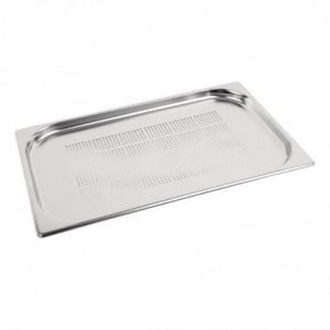 Bac Gastronorm inox perforado GN 1/1 150mm - Vogue - Fourniresto